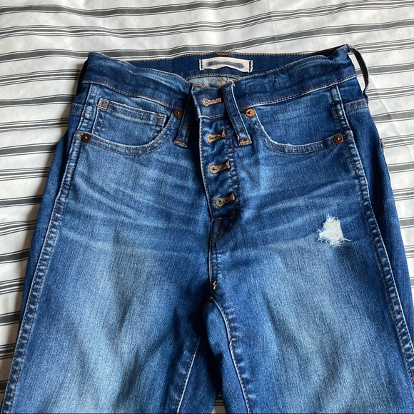 Madewell 10” Skinny High Rise Ankle Jeans - Picture 6 of 9